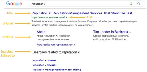 anatomy of google search results